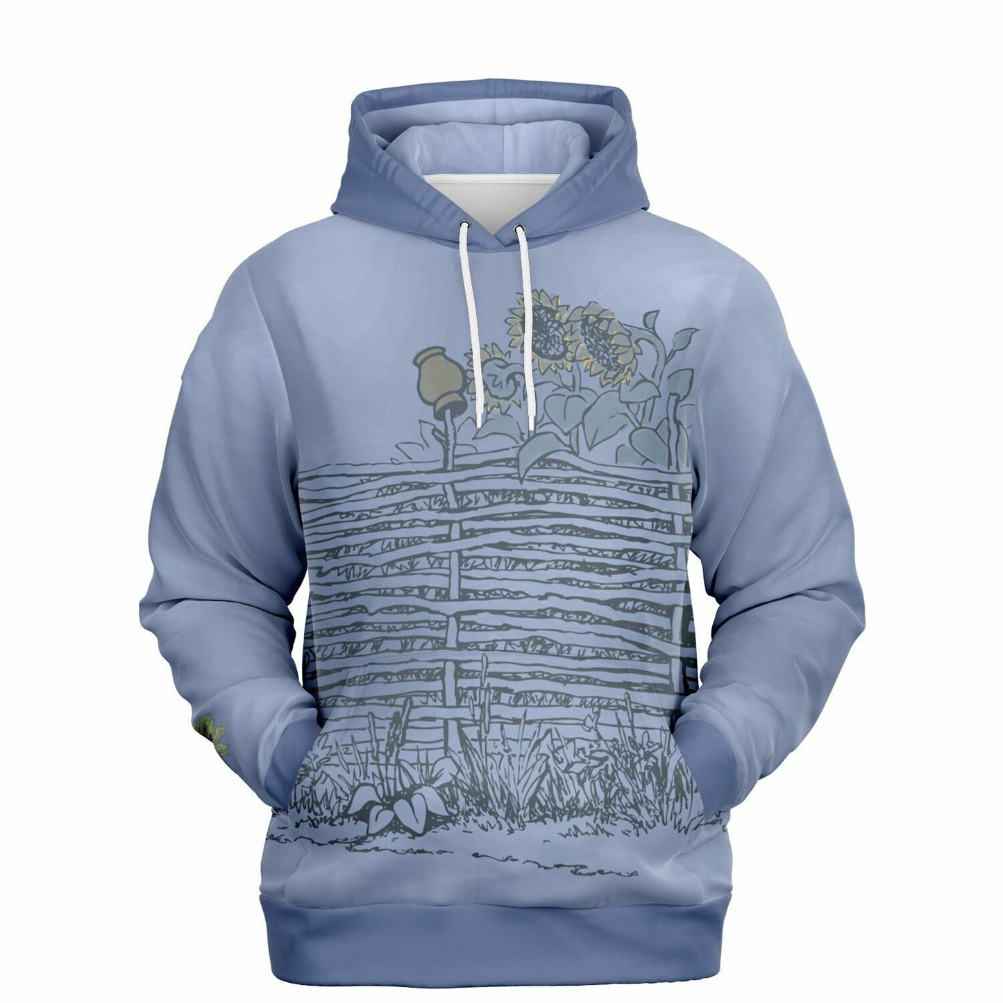 Village Fence Grey Hoodie Unisex (2 variants)