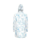 Asian pattern Rain Jacket white