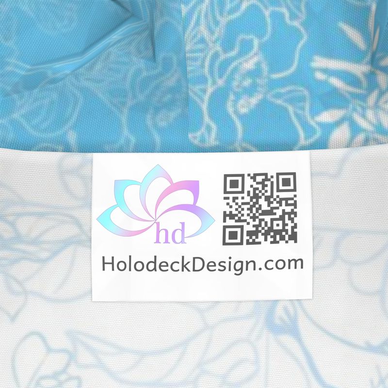 Asian pattern Rain Jacket white