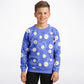 Blue Daisies Kids Sweatshirt