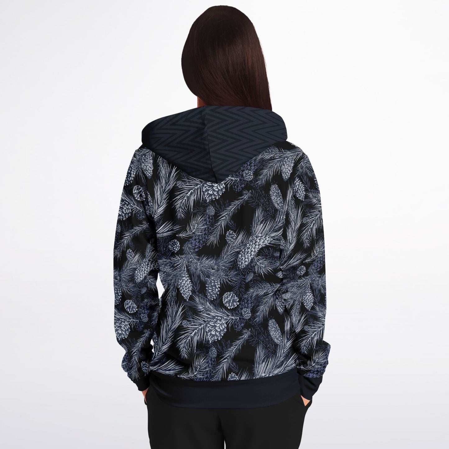 Black Spruce Unisex Zip Hoodie