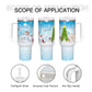 Winter City Blue 40oz Tumbler Stainless Steel