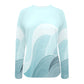 Turquoise Waves Women's Swim Shirt