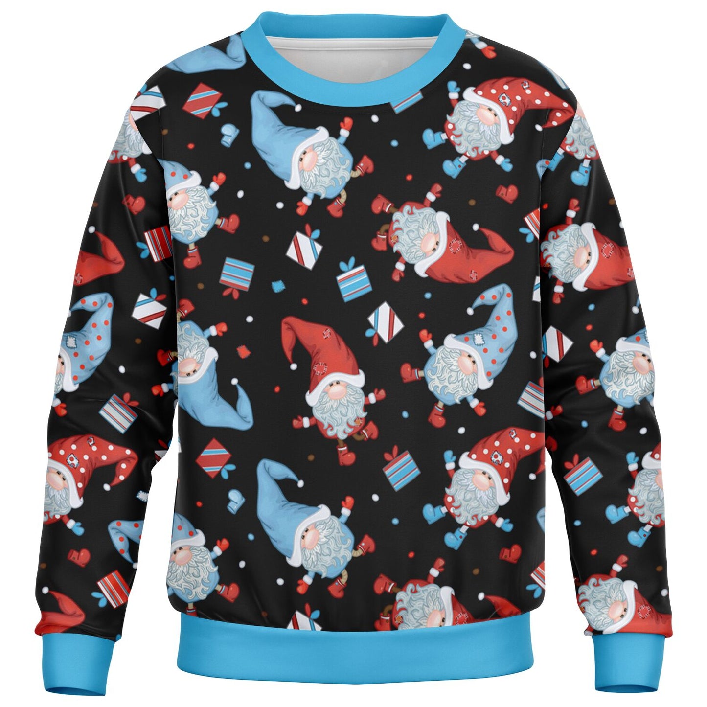 Black Winter Gnomes Kids Sweatshirt