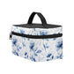 Blue Flowers Cosmetic Bag/Large