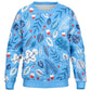 Blue Winter Kids Sweatshirt