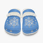 Blue Snowflake Lined Winter Clogs - in stock
