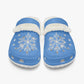 Blue Snowflake Lined Winter Clogs (Big Kids to Adult Sizes)