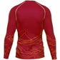 Waves Red Men's Rashguard
