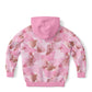 Pink Butterflies Kids Hoodie
