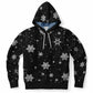 Black Snowflakes Hoodie Unisex