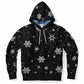 Black Snowflakes Hoodie Unisex (W)