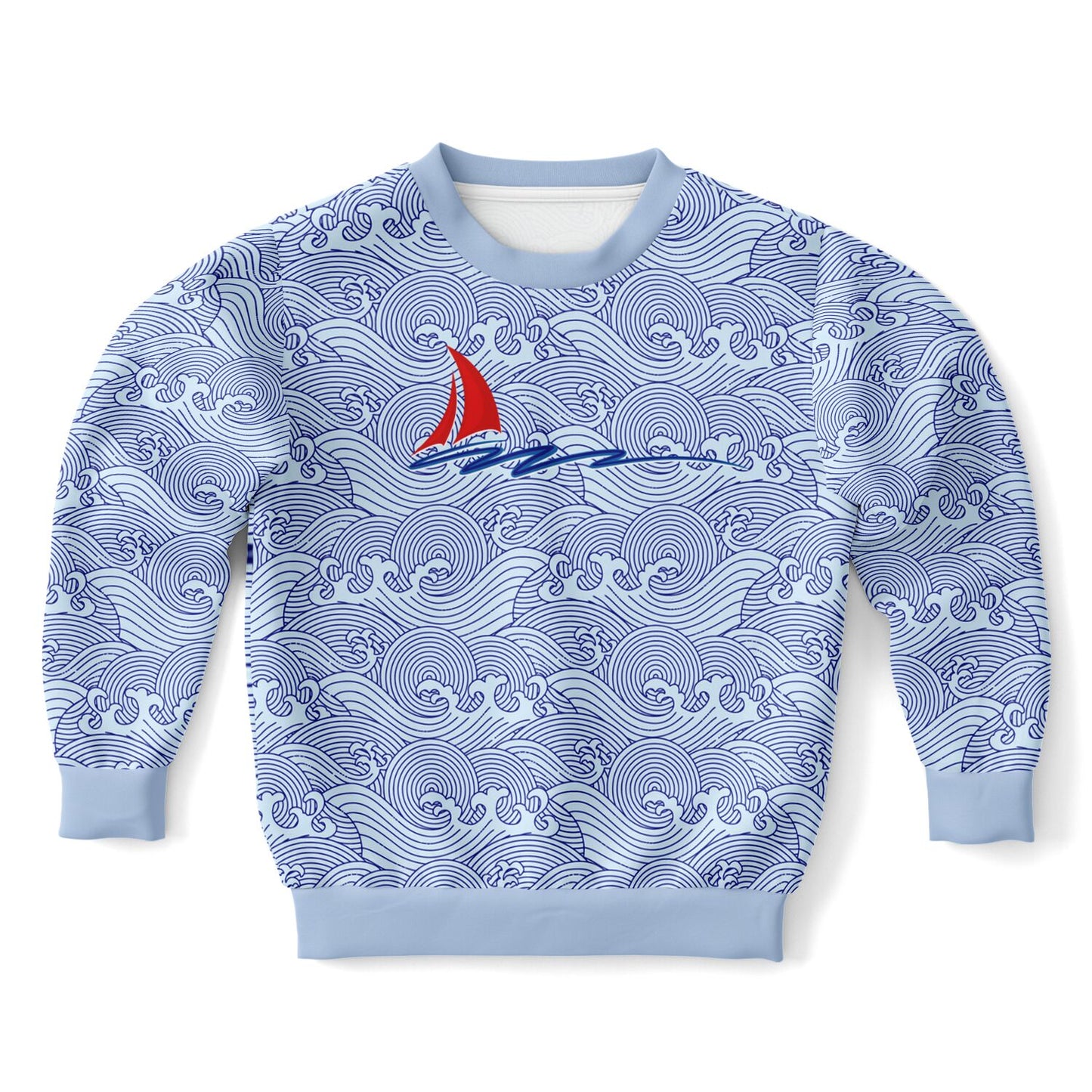 Waves & Ships Kids Sweatshirt (4 variants)