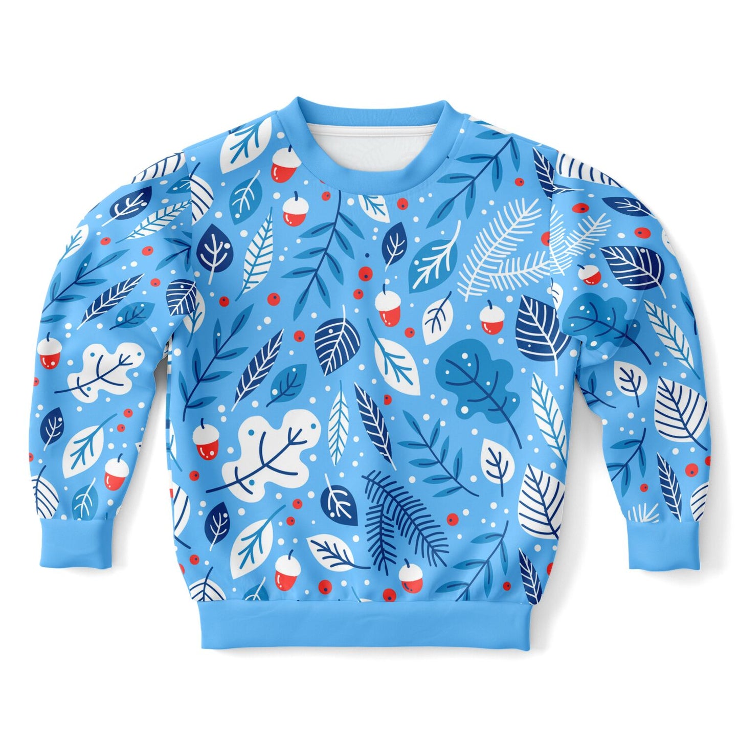 Blue Winter Kids Sweatshirt