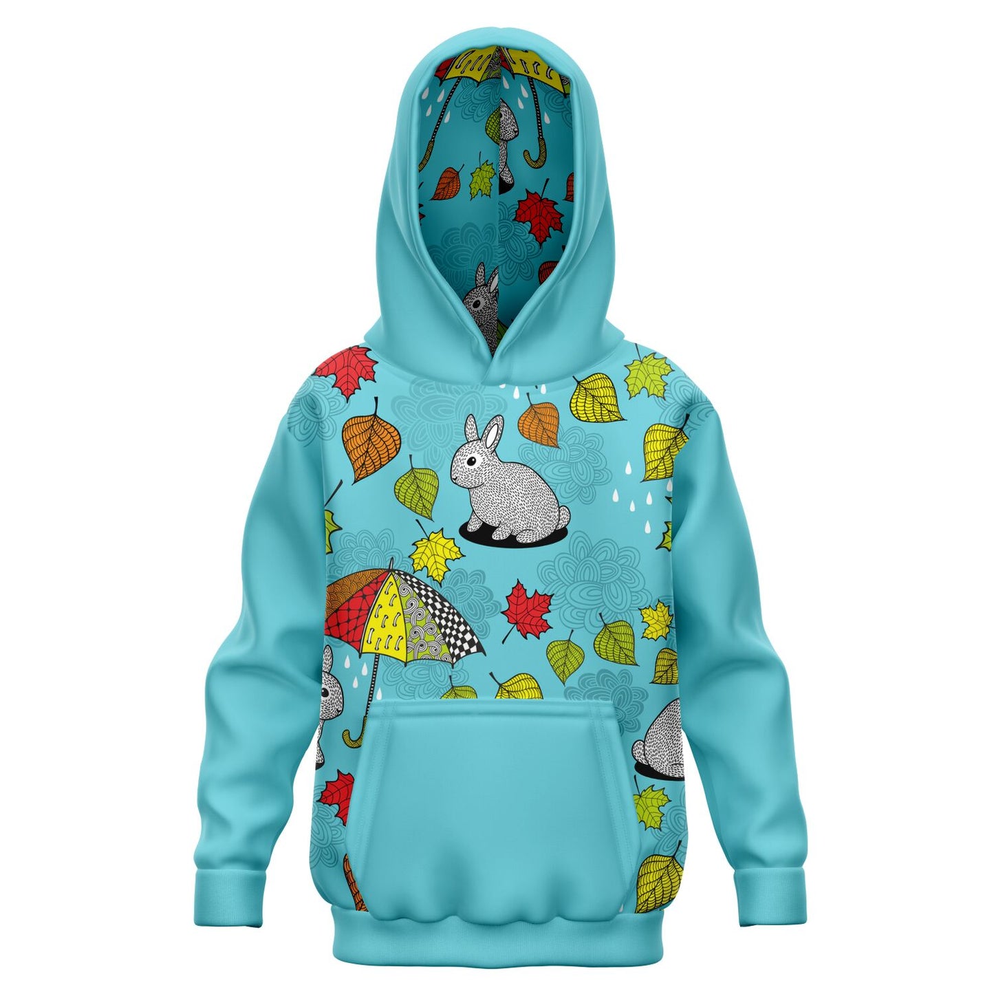 Blue Animals Kids Hoodie