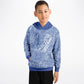 Blue Ice Hockey Kids Hoodie