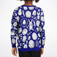 Easter Dark Blue Poly Kids Sweatshirt