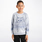Winter Cat Kids Sweatshirt
