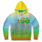 Village Fence Colorful Hoodie Unisex