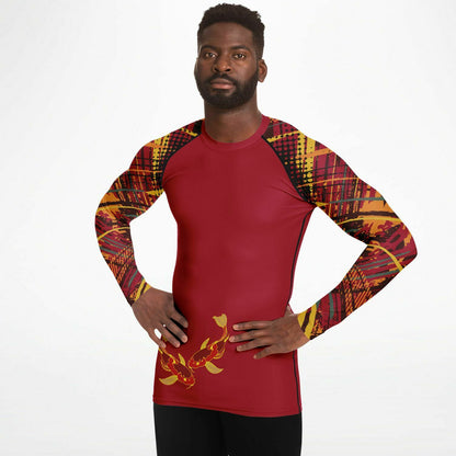 Koi Red Men's Rashguard (two sleeves)