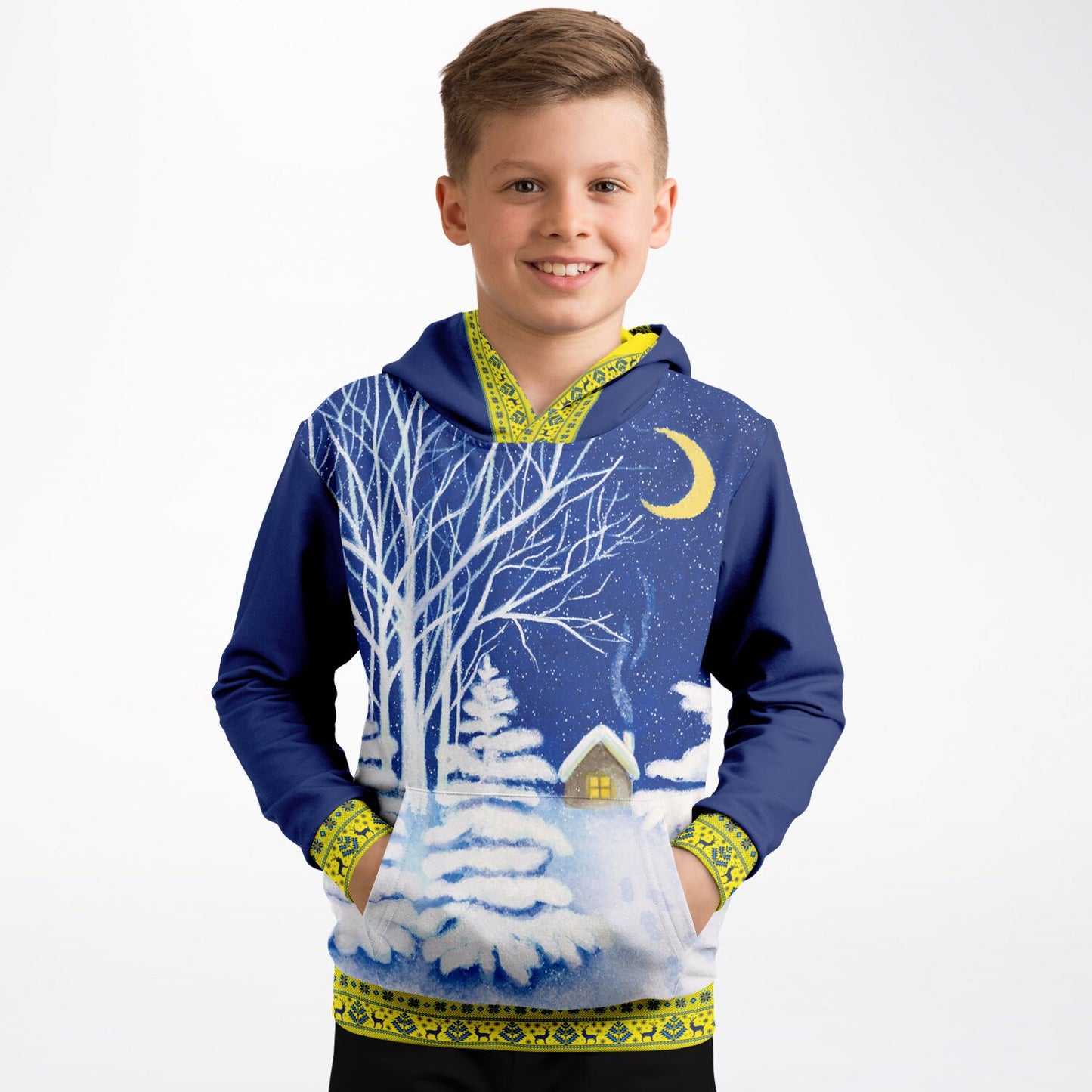 Winter Nights 3 in Ukraine Kids Hoodie
