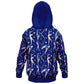 Blue Gymnastics Girl Kids Hoodie