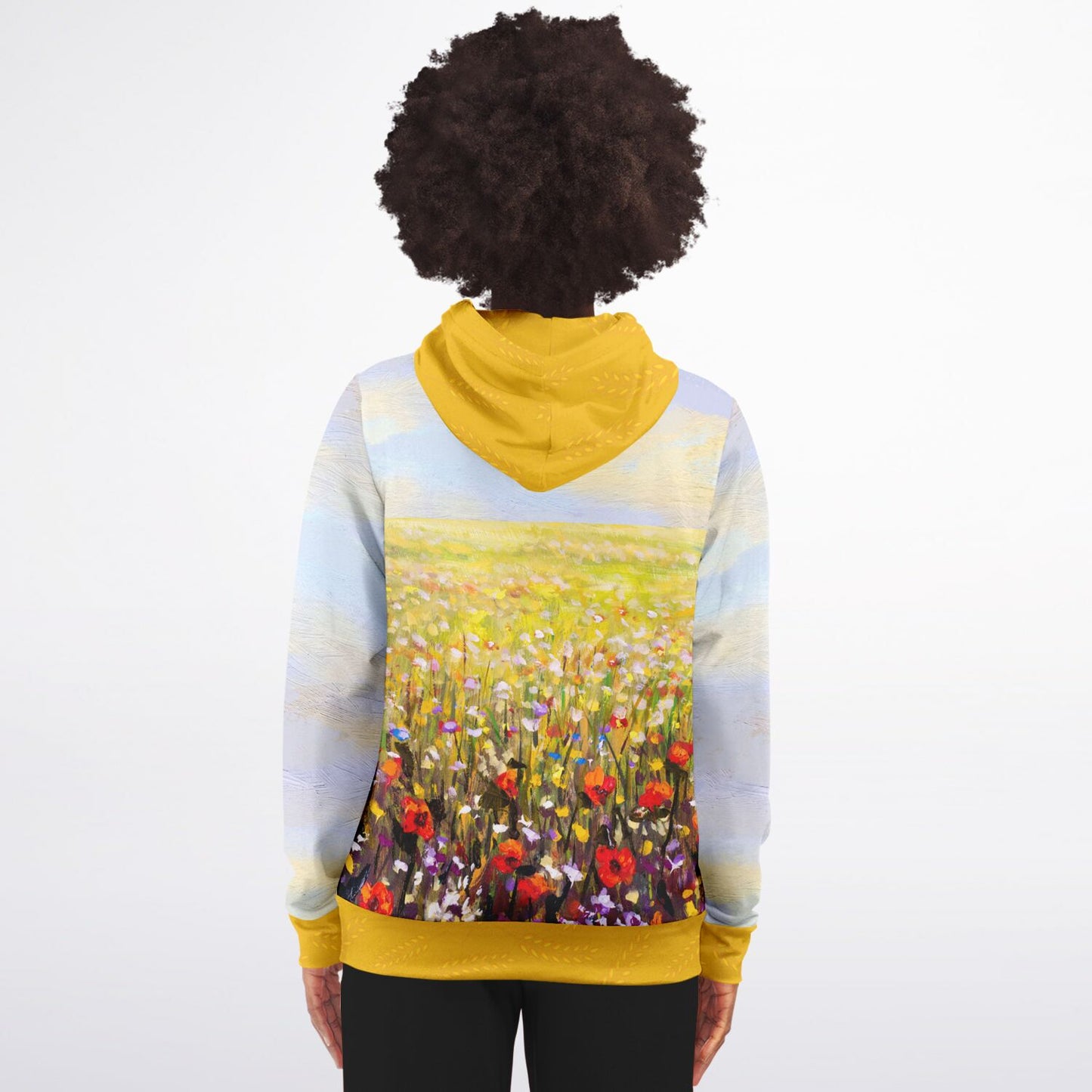 Ukraine Summer Village Zip Hoodie