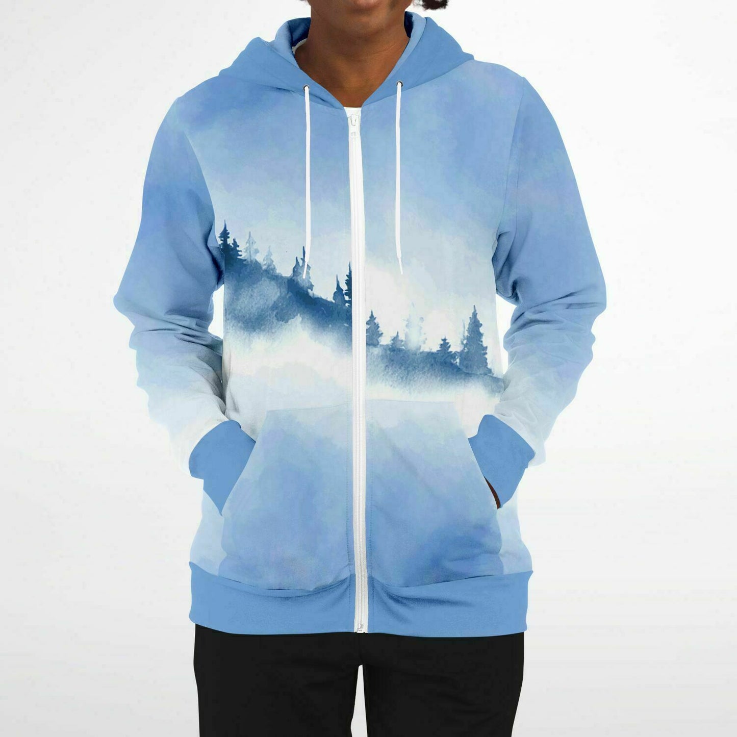 Blue Mountains Zip Hoodie Unisex