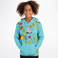Blue Animals Kids Hoodie