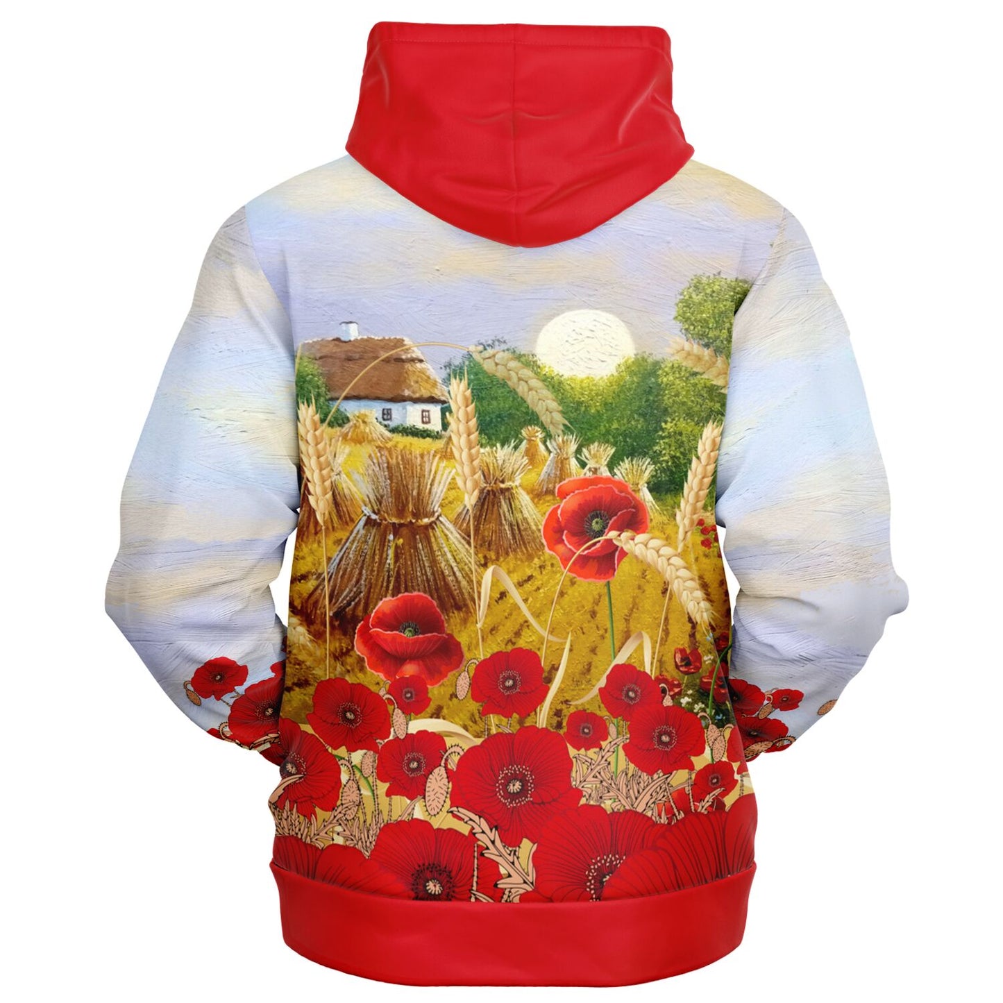 Ukraine Summer Village 1 Zip Hoodie Unisex