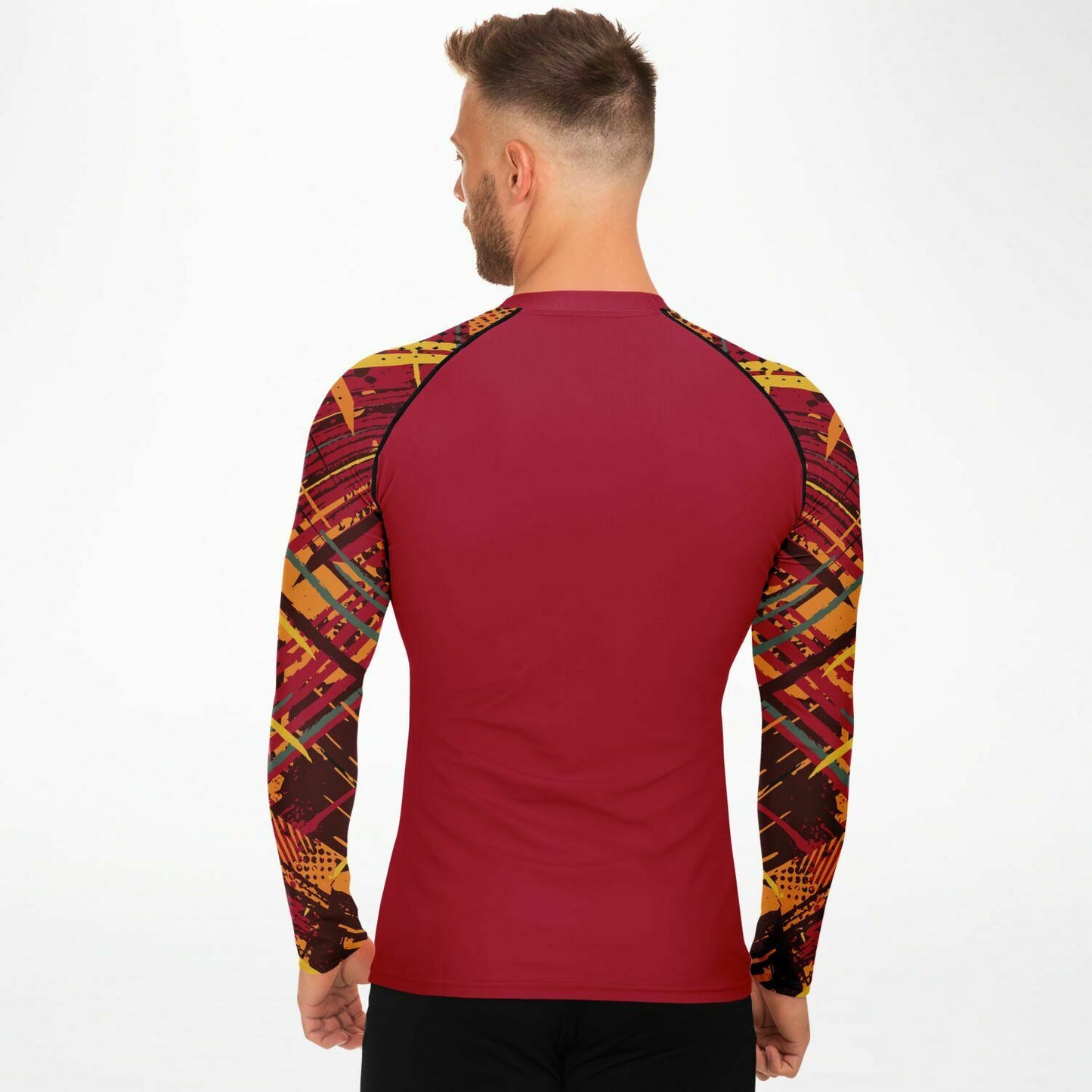 Koi Red Men's Rashguard (two sleeves)