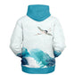 Waves & Cranes Pullover Hoodie Unisex (3 variants)