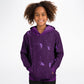 Purple Gymnastics Girl Kids Hoodie