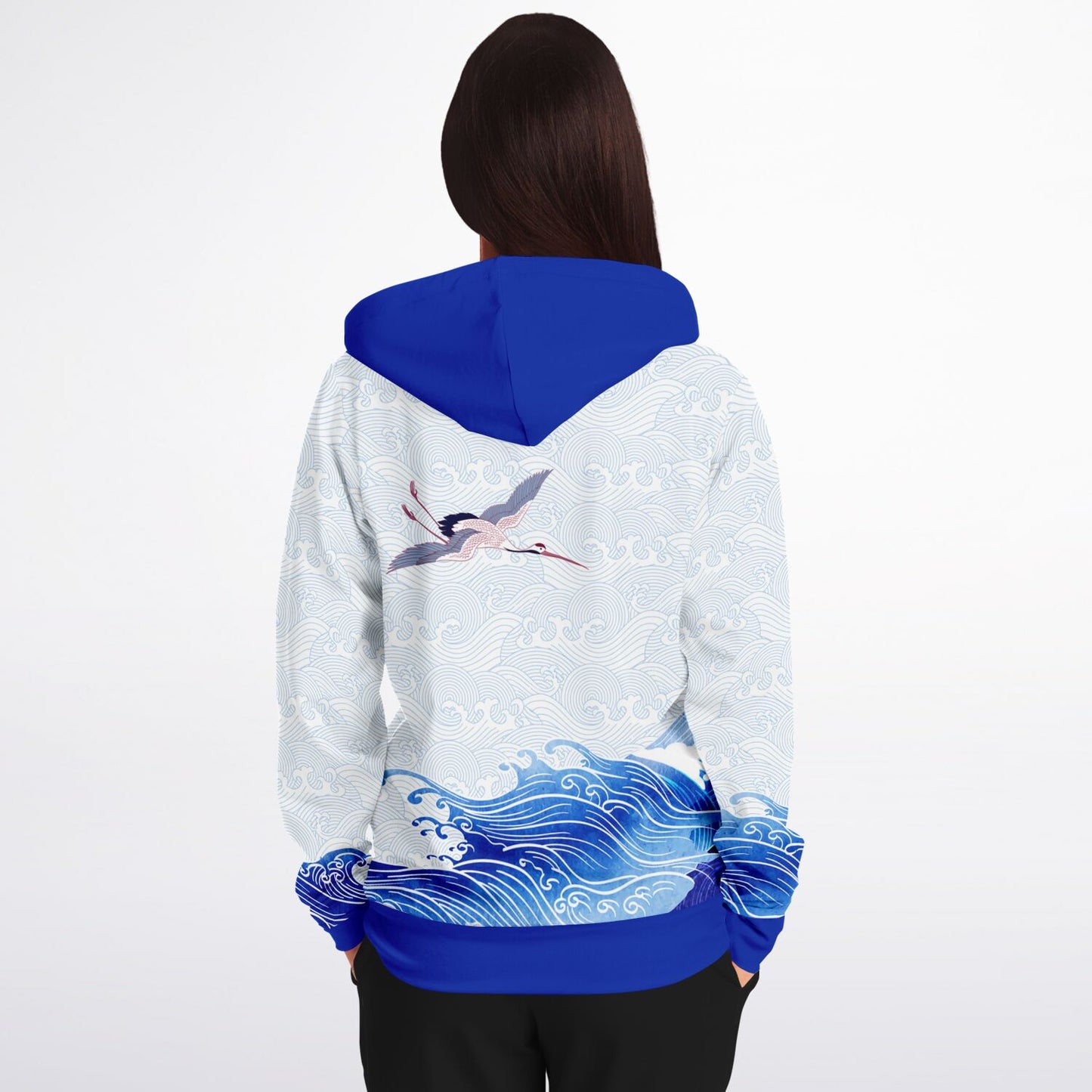 Waves & Cranes Zip Hoodie Unisex (3 variants)