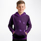 Purple Gymnastics Girl Kids Hoodie