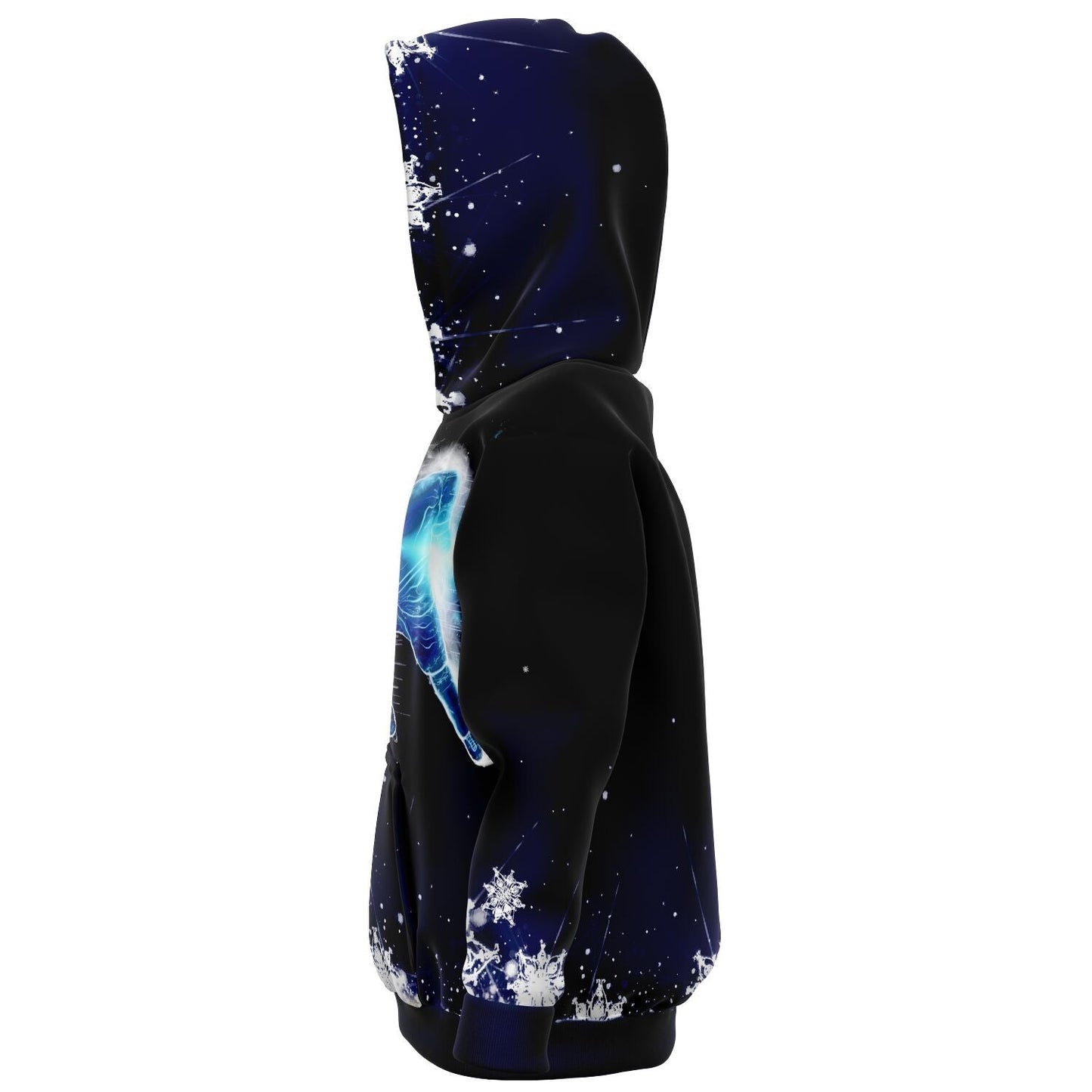 Dark Blue Hockey Kids Hoodie