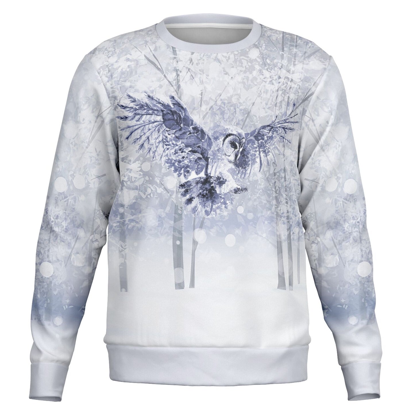 Winter Forest Owl Sweatshirt Unisex