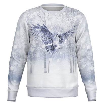 Winter Forest Owl Sweatshirt Unisex