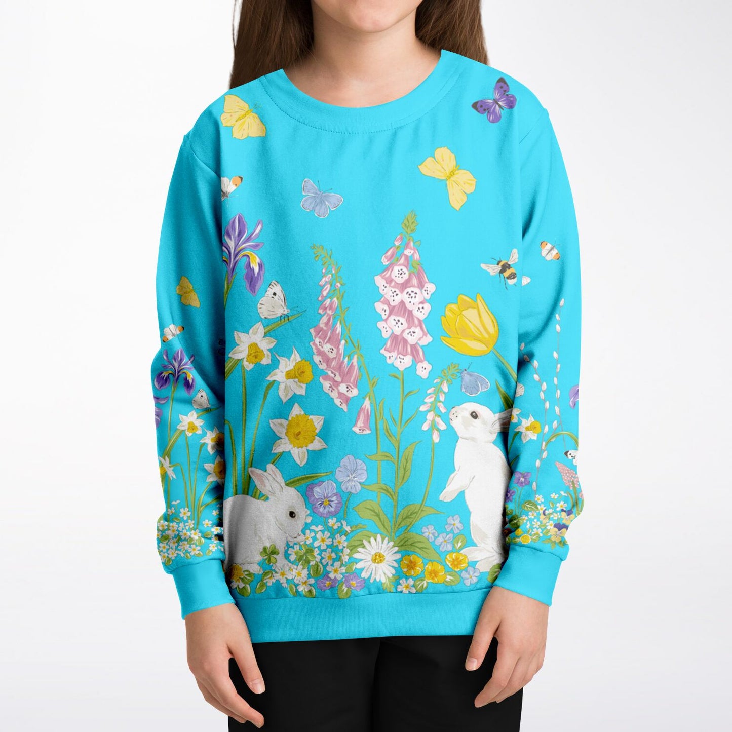 Spring Bunnies Kids Sweatshirt (3 variants)
