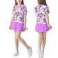 Summer Flowers 2 Girl's Short Dress