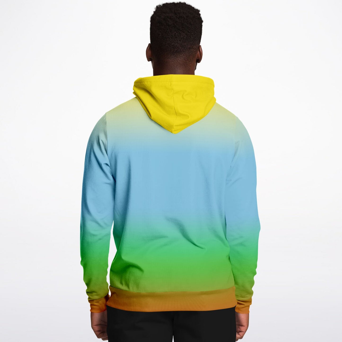 Village Fence Colorful Hoodie Unisex