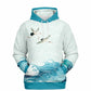 Waves & Cranes Pullover Hoodie Unisex (3 variants)