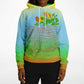 Village Fence Colorful Hoodie Unisex