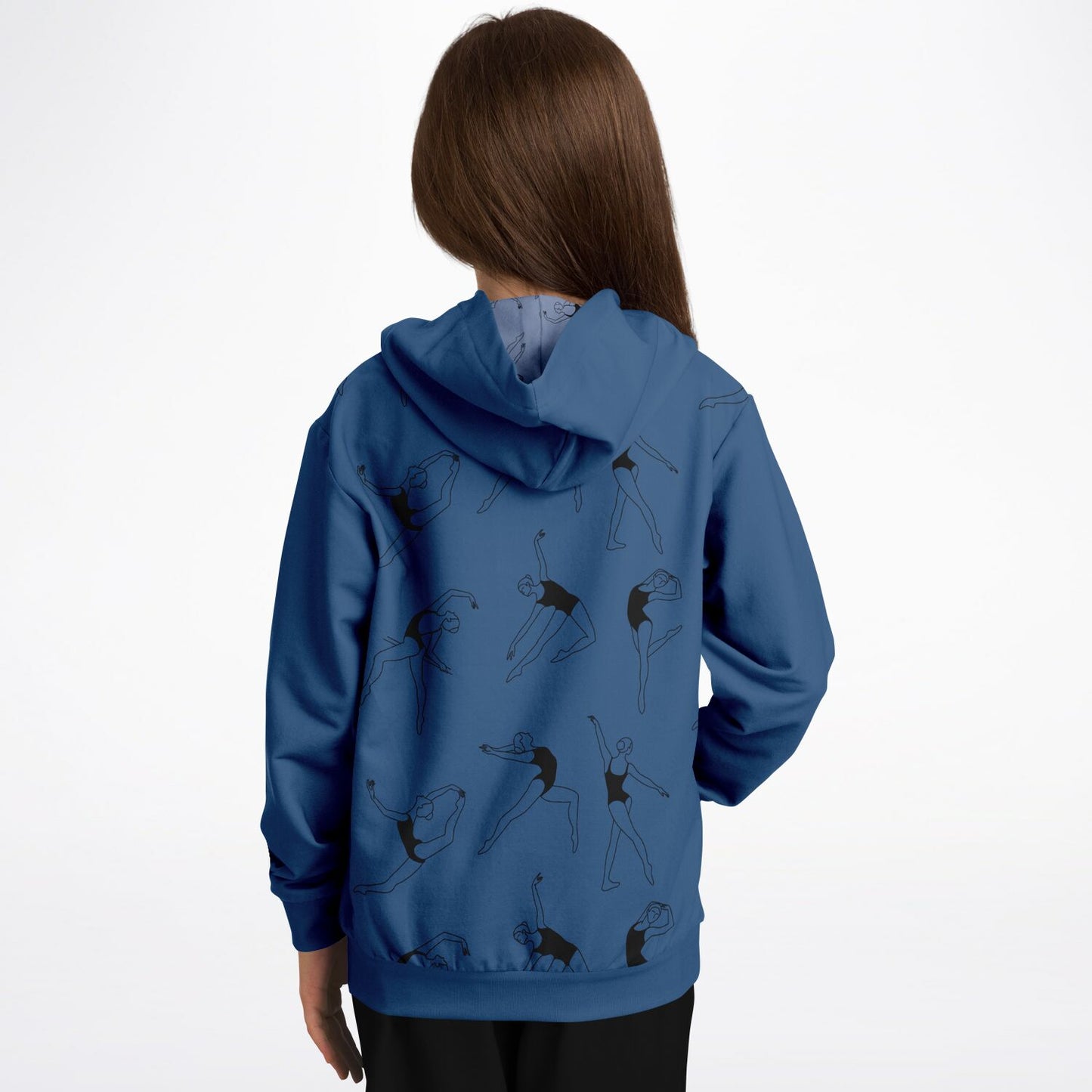 Blue Gymnastics Kids Hoodie