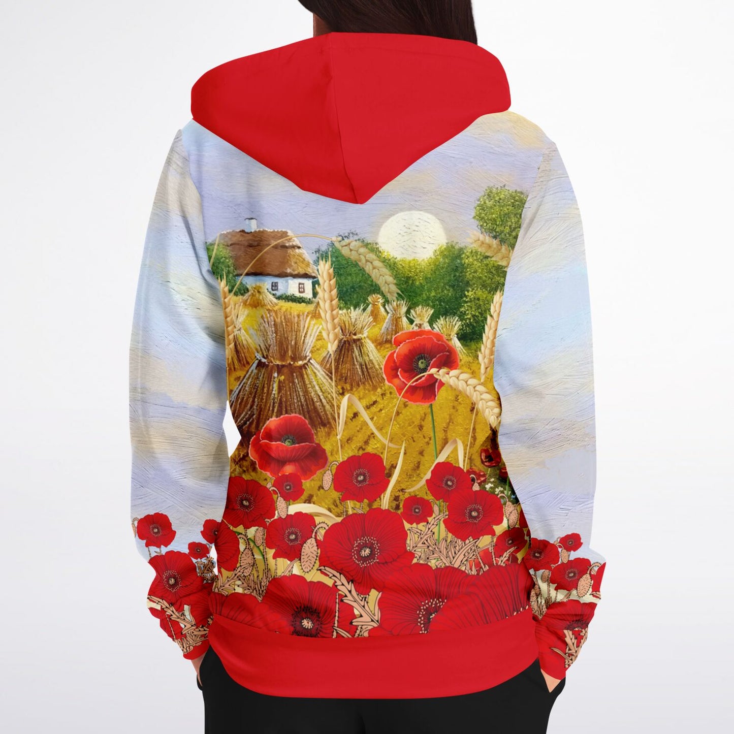Ukraine Summer Village 1 Zip Hoodie Unisex