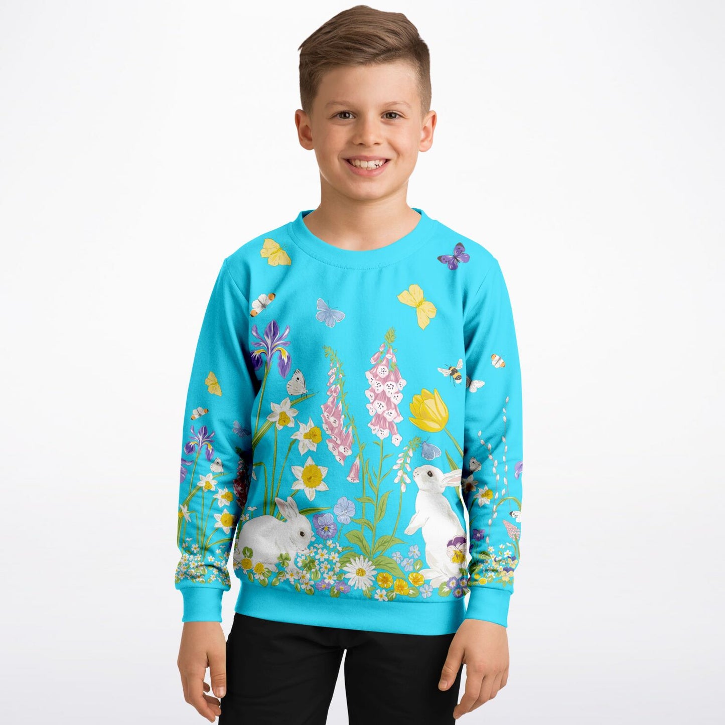 Spring Bunnies Kids Sweatshirt (3 variants)