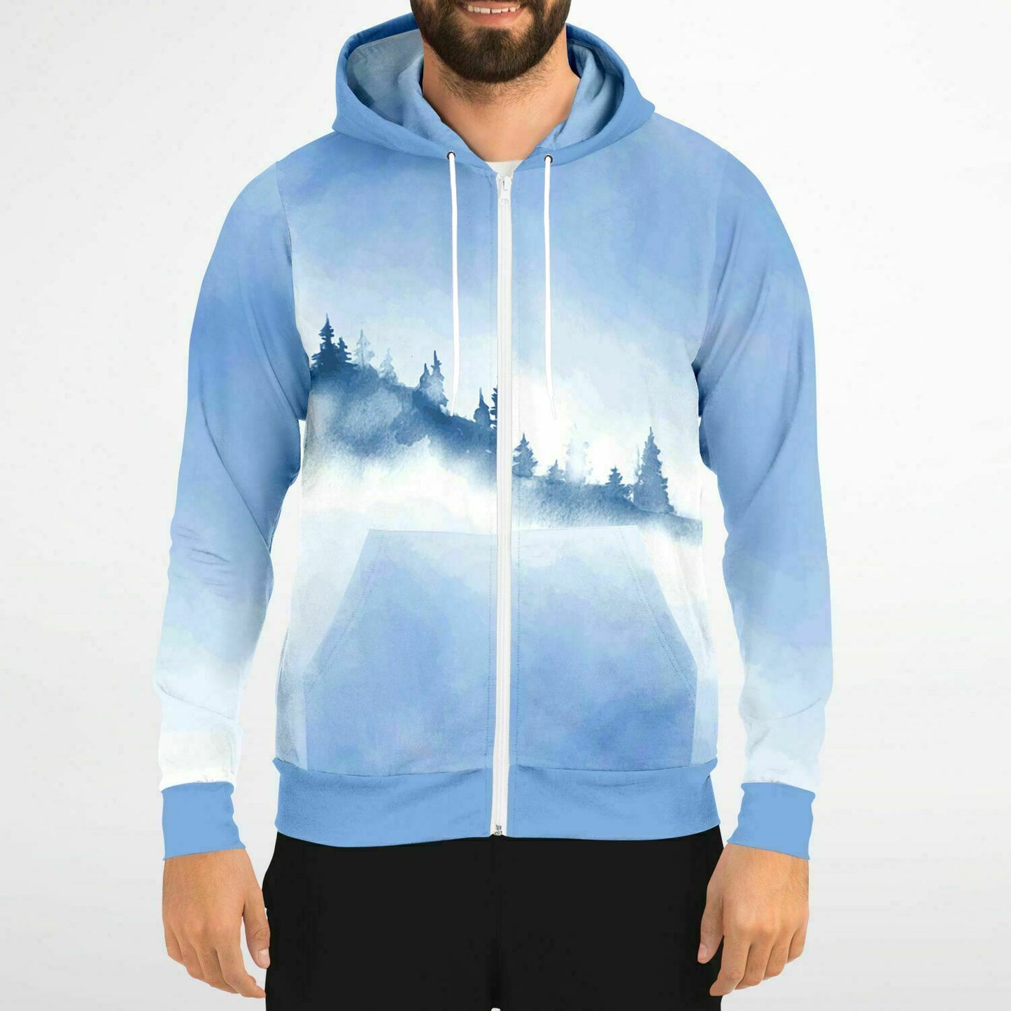 Blue Mountains Zip Hoodie Unisex