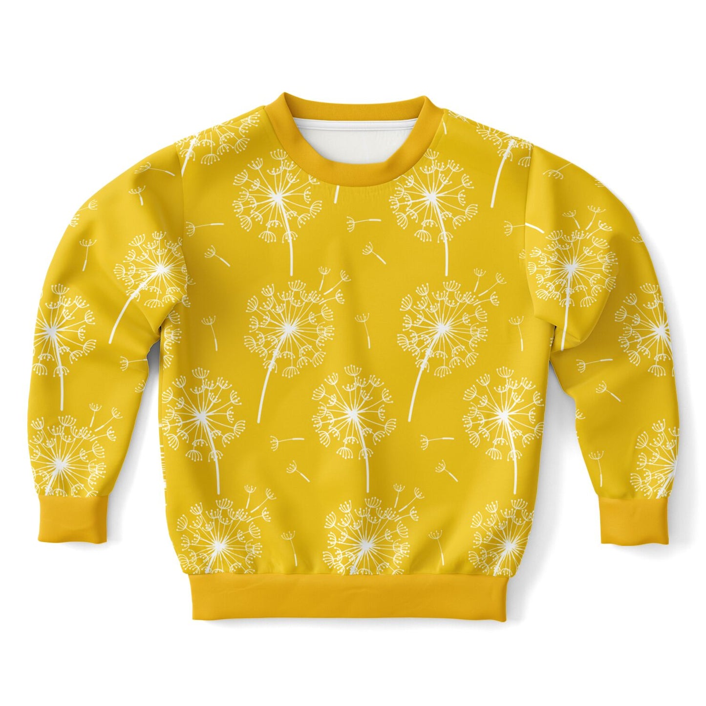 Yellow Dandelions Kids Sweatshirt