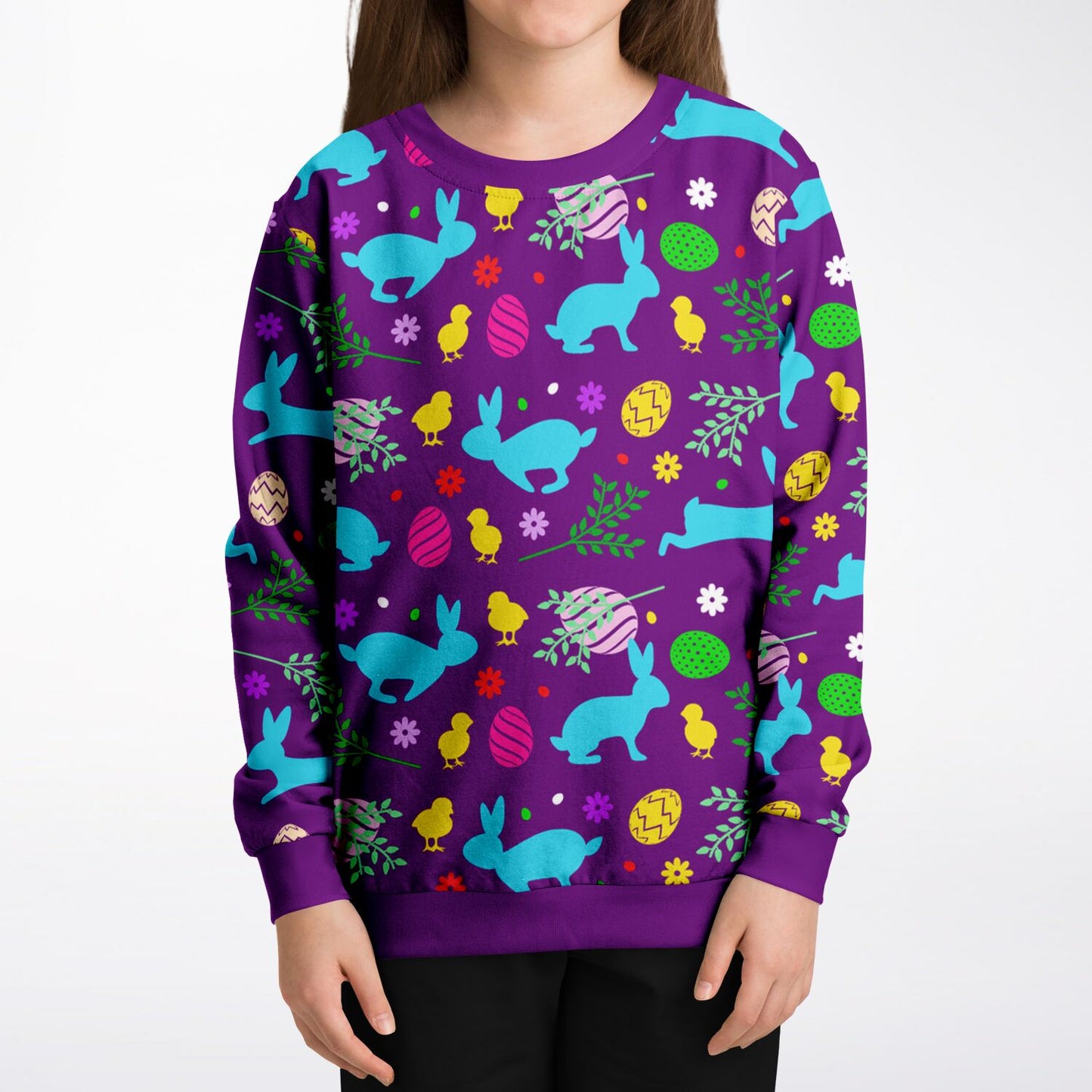 Easter Bunnies Kids Sweatshirt (2 colors)