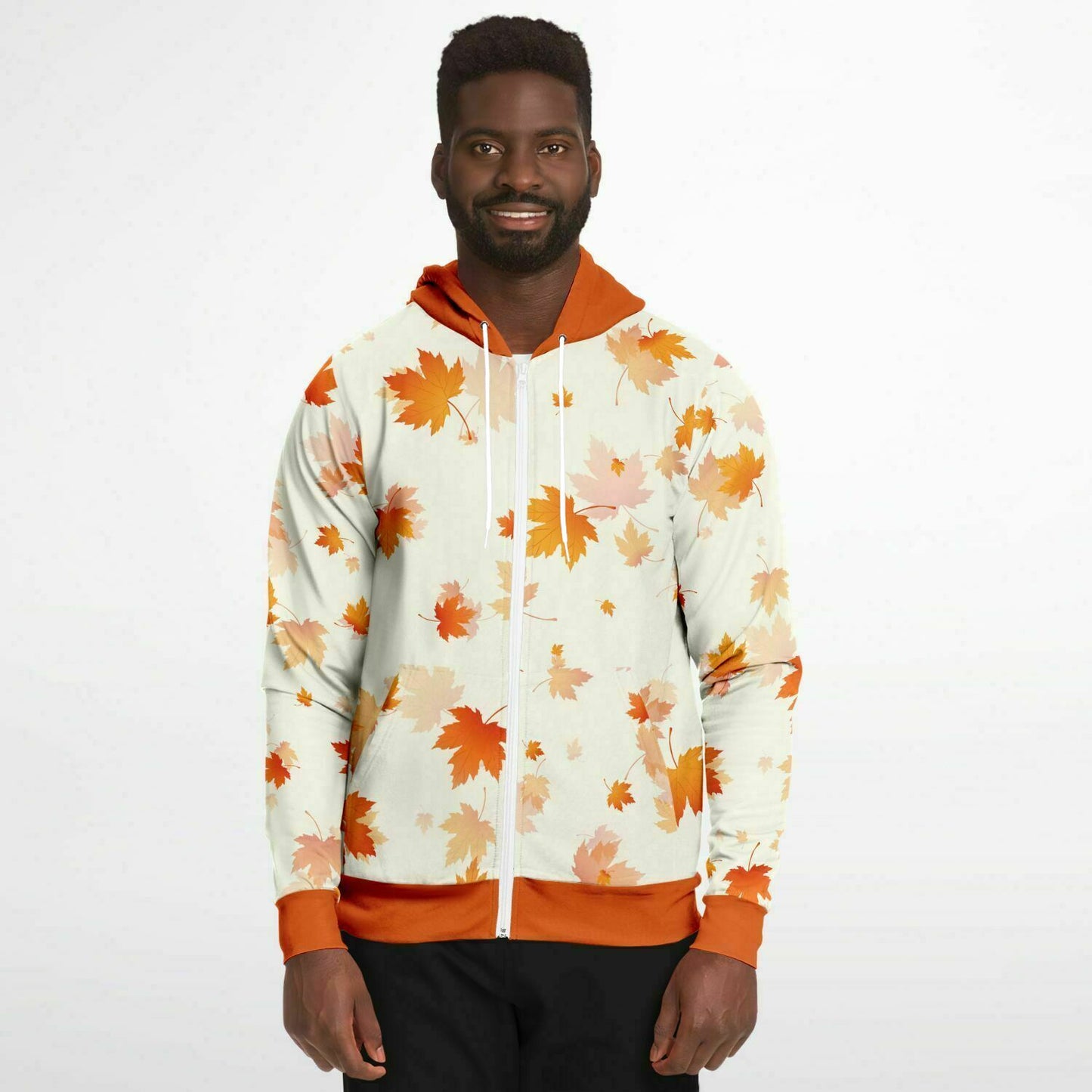 Fall Leaves Unisex Zip Hoodie